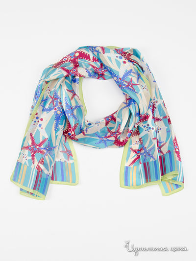 Шарф Moltini, цвет голубой