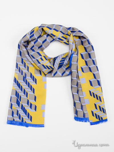 Шарф, 168*25 см Moltini, цвет голубой