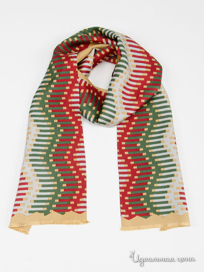 Шарф, 150*22 см Moltini, цвет зеленый