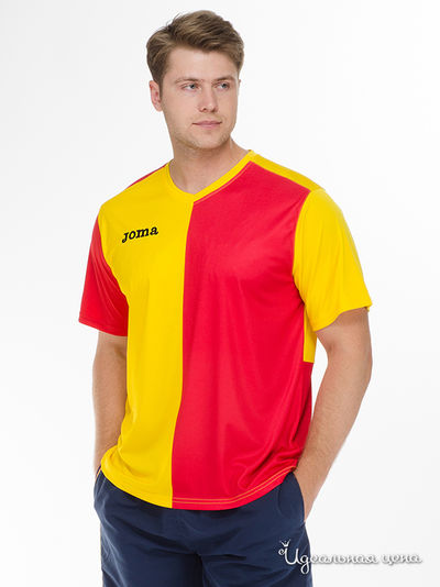 Футболка Joma, цвет красный, желтый