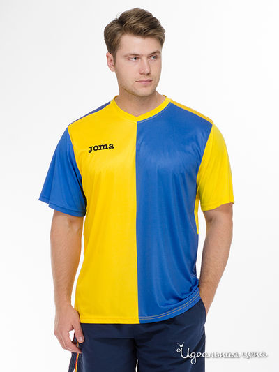 Футболка Joma, цвет синий, желтый