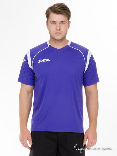 Футболка Joma, цвет фиолетовый, белый