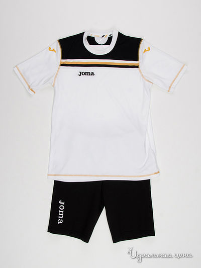 Футболка Joma, цвет белый, черный, золотой