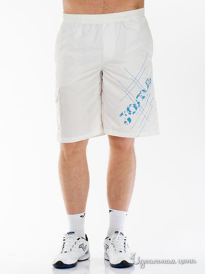 Шорты Joma, цвет молочный, голубой