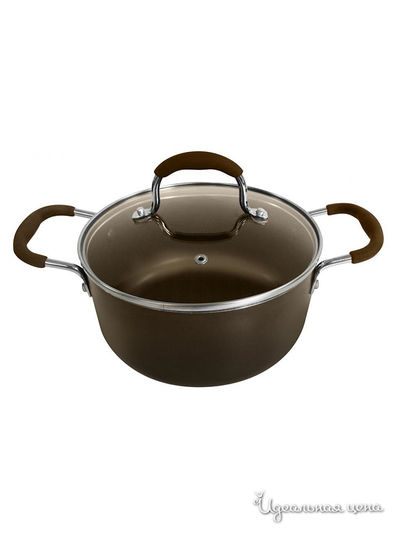 Кастрюля, 2.3 л Beka, цвет коричневый