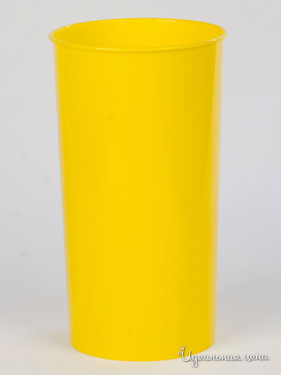 Ваза для цветов, 146 мм Greenland, цвет желтый