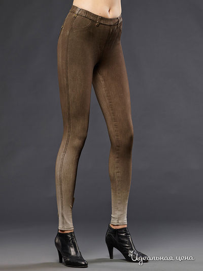 Джеггинсы Legzskin, цвет коричневый