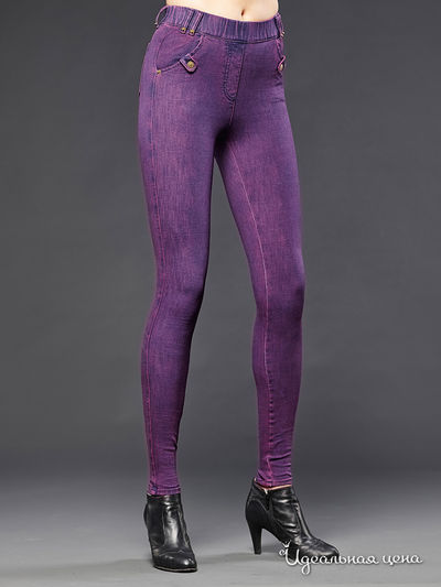Джеггинсы Legzskin, цвет фиолетовый