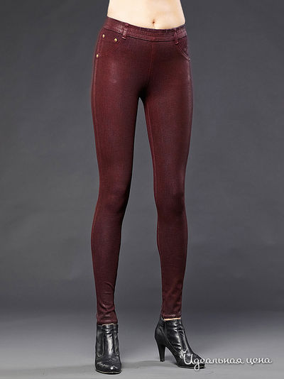 Джеггинсы Legzskin, цвет бордовый
