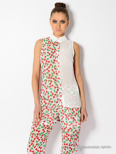 Блуза Waggon Paris, цвет мультиколор