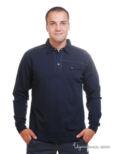 Поло Thalassa, цвет темно-синий