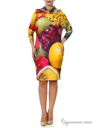 Платье Rob-Art by Katya Rozhdestvenskaya, цвет мультиколор
