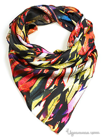 Платок, 70*70 Rob-Art by Katya Rozhdestvenskaya, цвет мультиколор