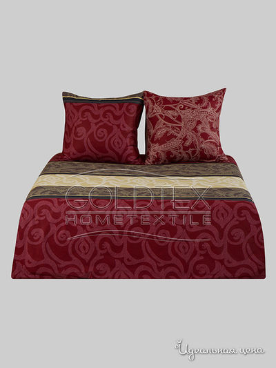 Комплект постельного белья 1,5 спальный Goldtex, цвет мультиколор