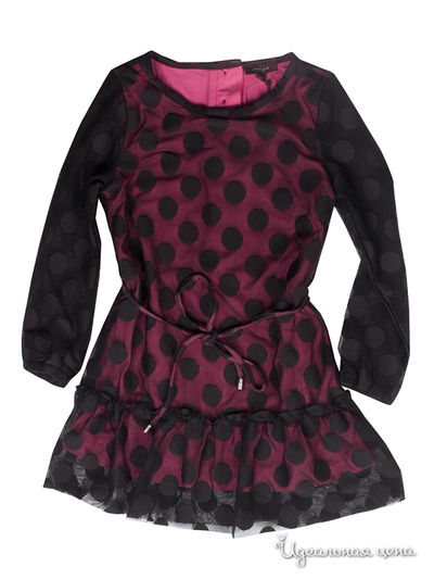 Платье Imoga, цвет фуксия, черный