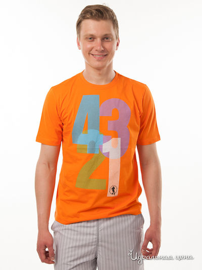 Футболка Dirk Bikkembergs, цвет оранжевый