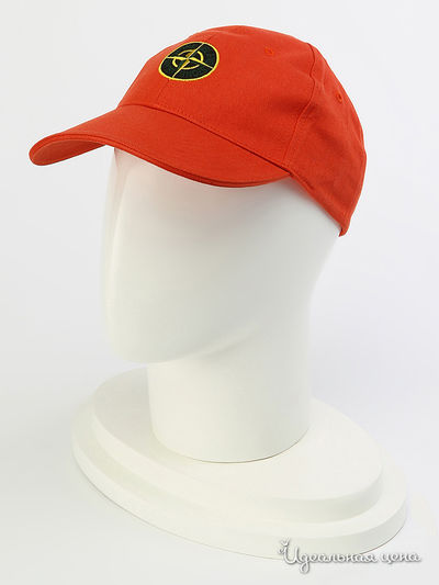 Бейсболка Stone Island, цвет оранжевый