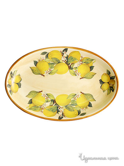 Блюдо овальное, 36 см LCS, цвет Мультиколор