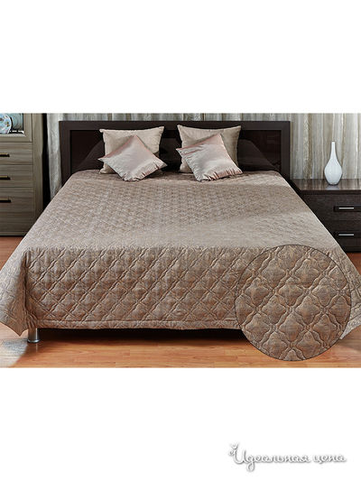 Покрывало 240x240 см Primavelle, цвет коричневый