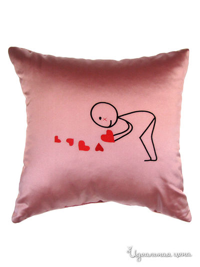 Декоративная подушка 45x45 см Primavelle, цвет розовый