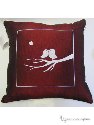 Декоративная подушка 45x45 см Primavelle, цвет бордовый