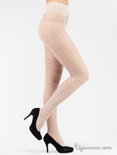 Колготки фантазийные, 20 den Oroblu, цвет молочный