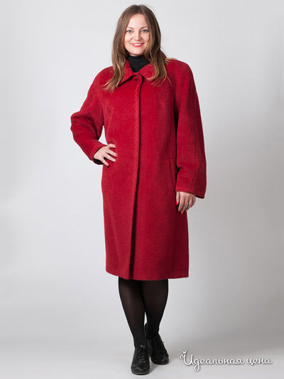 Пальто демисезонное V.Art, цвет красный