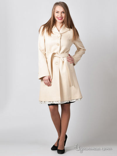 Пальто демисезонное V.Art, цвет ванильный