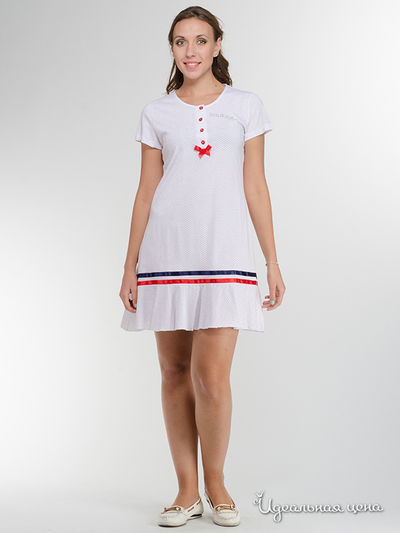 Сорочка Lunatica, цвет белый,  красный,  синий