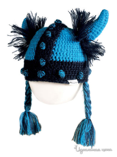 Шапка Appaman, цвет голубой, серый