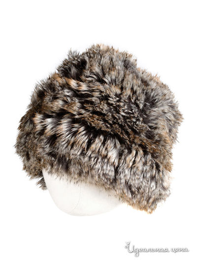 Шапка Appaman, цвет серый, коричневый