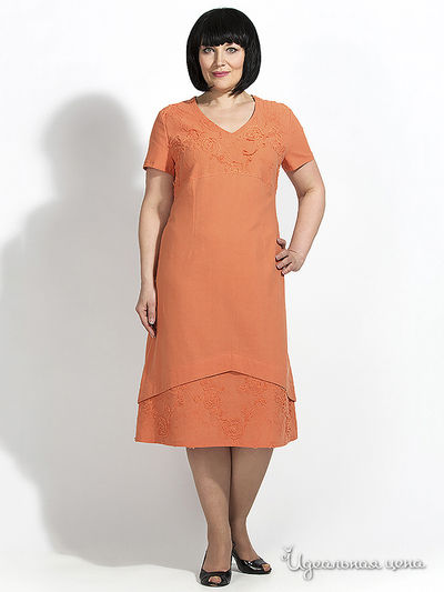 Платье D'Imma, цвет оранжевый