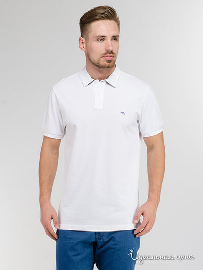 Поло Etro, цвет белый