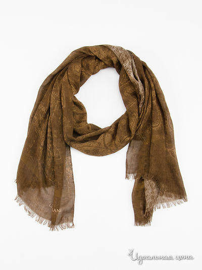 Шарф Corneliani, цвет коричневый