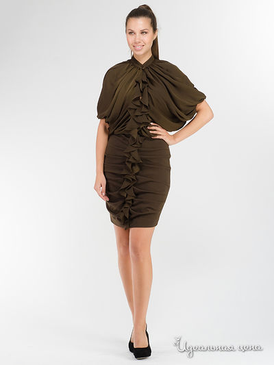 Платье Givenchy, цвет коричневый