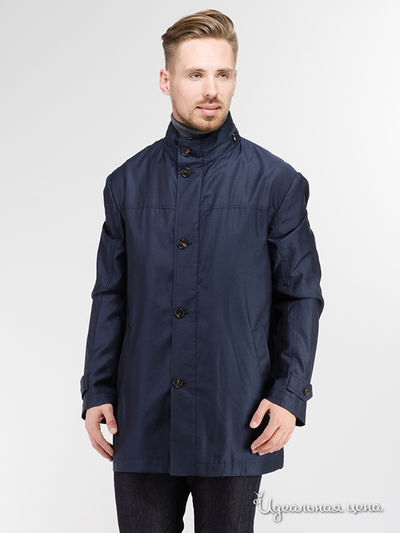 Плащ Corneliani, цвет темно-синий