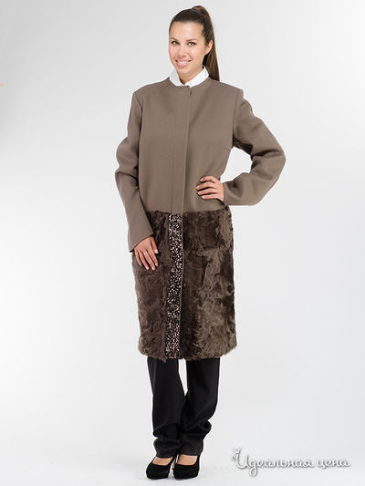 Пальто Marina Rinaldi, цвет бежевый