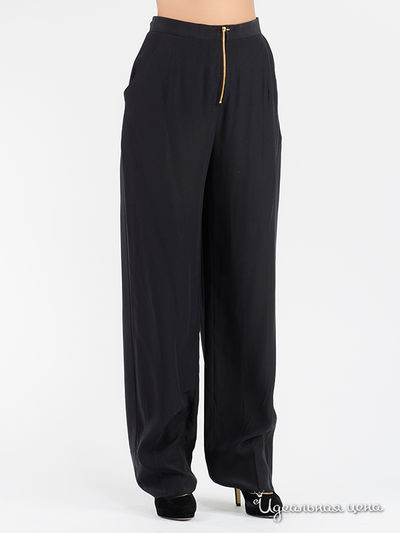 Брюки Celine, цвет черный