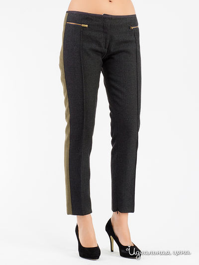 Брюки Celine, цвет серый, хаки