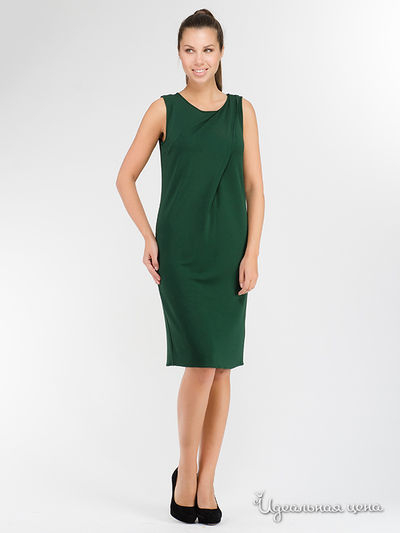 Платье Yves Saint Laurent, цвет зеленый