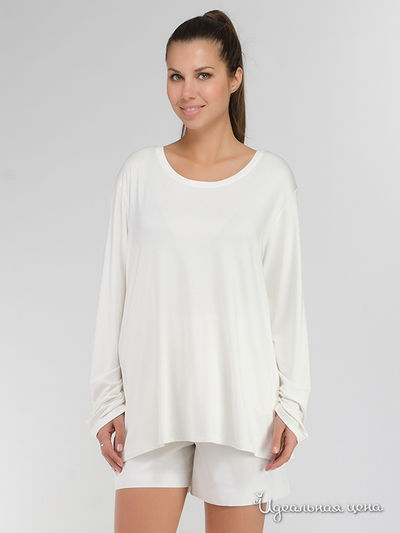 Лонгслив Marina Rinaldi, цвет молочный