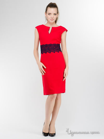 Платье Maria Rybalchenko, цвет красный, черный