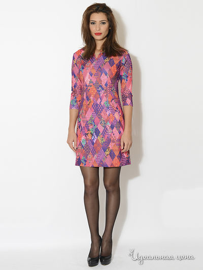 Платье Eva Milano, цвет мультиколор