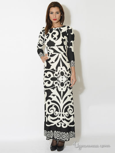 Платье Eva Milano, цвет молочный, черный