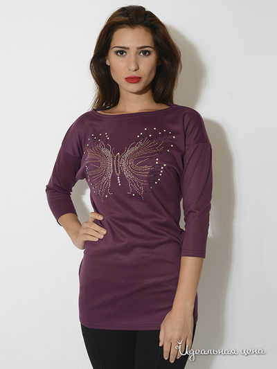 Туника Eva Milano, цвет сиреневый