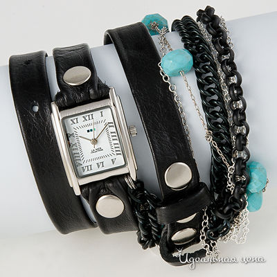 Часы La Mer, цвет цвет черный / серебристый