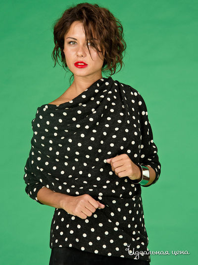 Туника Fleuretta, цвет черный, белый