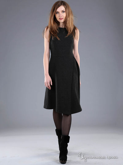 Платье ЭНСО, цвет темно-серый