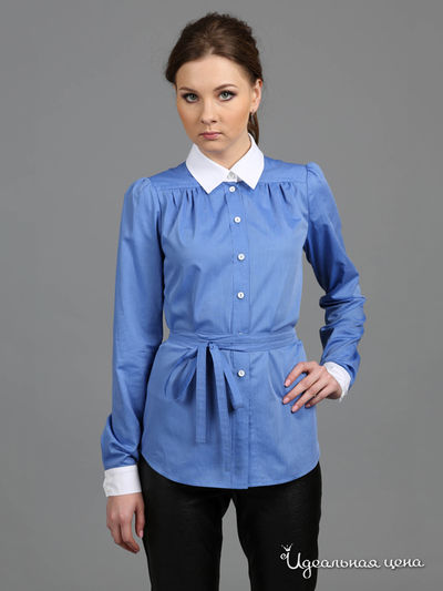 Блуза ЭНСО, цвет голубой