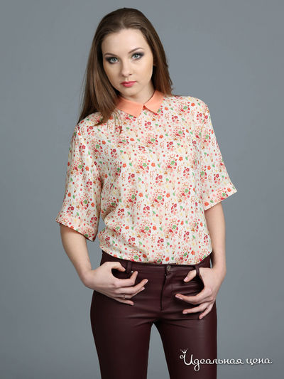 Блуза ЭНСО, цвет персиковый